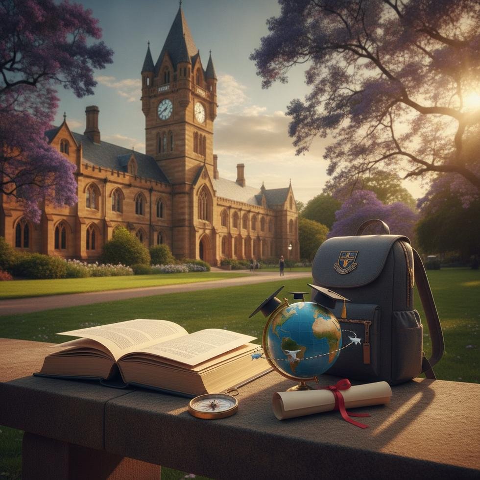 University of Sydney kampüsünde uluslararası öğrenciler