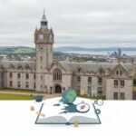 Aberdeen Üniversitesi kampüs görünümü ve başvuru rehberi görseli