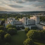 Bochum Ruhr Üniversitesi kampüsü ve öğrencileri