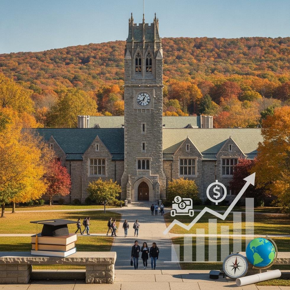 Lehigh Üniversitesi kampüsünden genel görünüm
