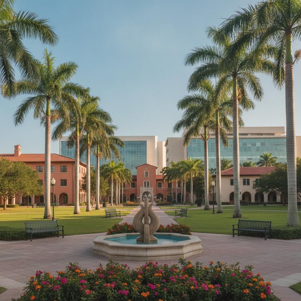 Miami Üniversitesi kampüsü ve öğrenciler