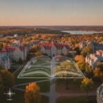 Mount Allison Üniversitesi kampüsünden genel görünüm