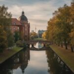 Potsdam Üniversitesi kampüsünden genel görünüm
