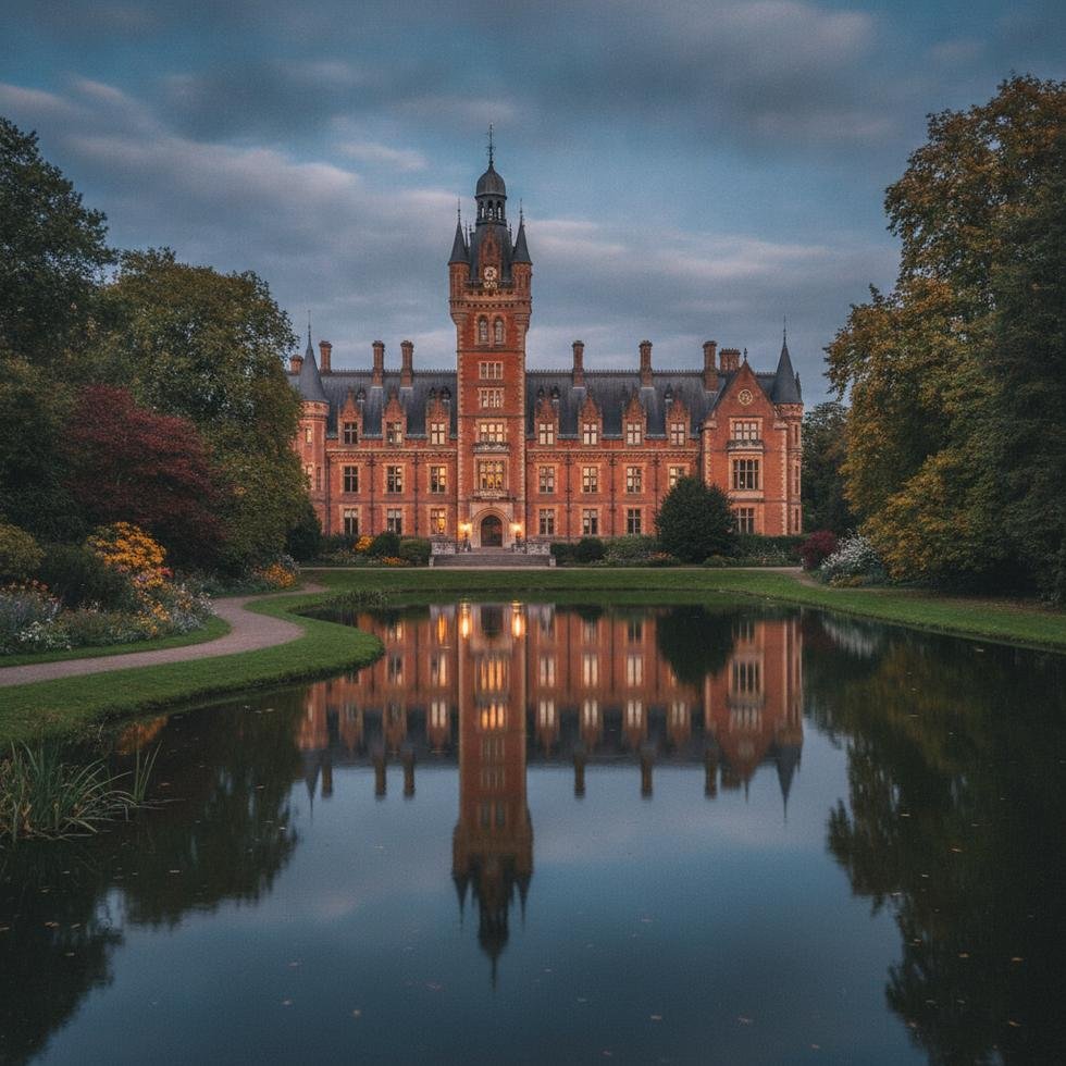 Royal Holloway University of London kampüs görüntüsü