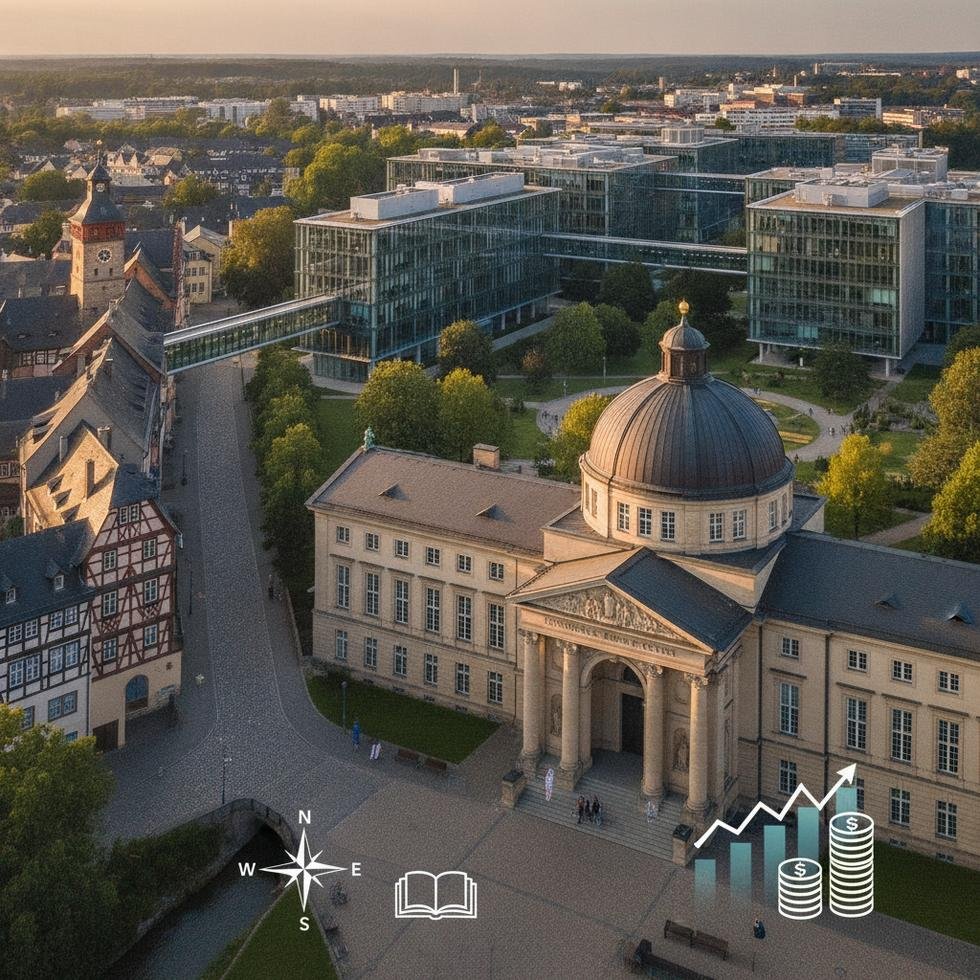 TU Darmstadt Teknik Üniversitesi kampüs binası