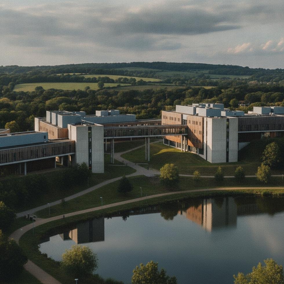 East Anglia Üniversitesi kampüsü ve öğrenci yaşamı