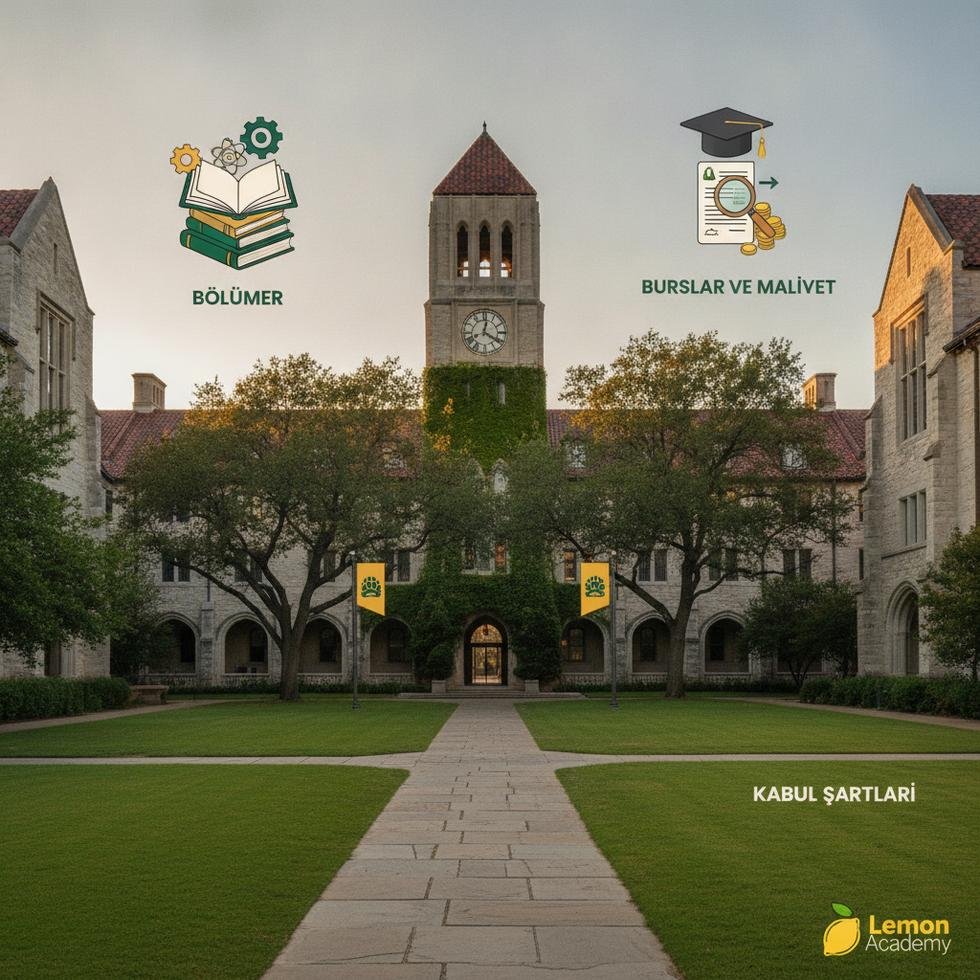 Baylor Üniversitesi kampüsü ve akademik binaları