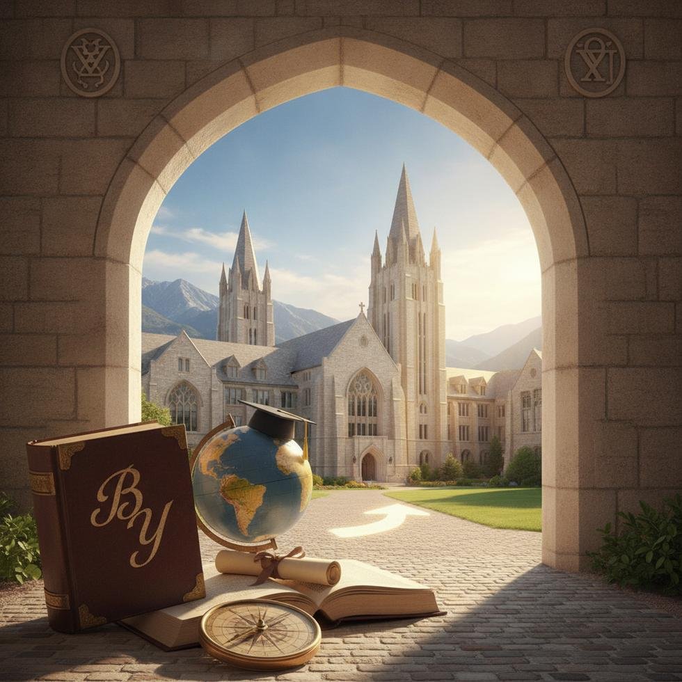 Brigham Young Üniversitesi kampüs görüntüsü