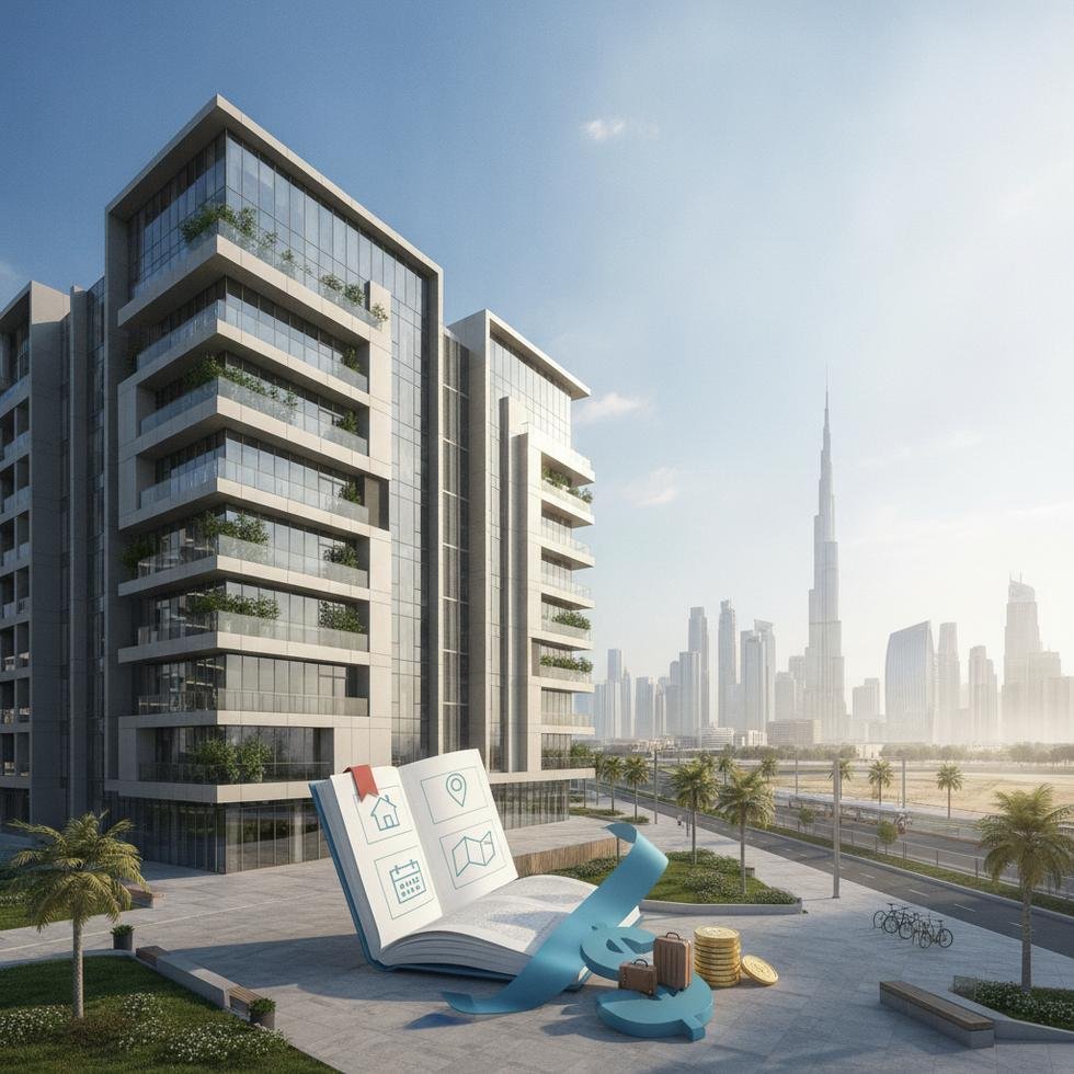 Dubai’de öğrenci konaklama seçeneklerini gösteren modern öğrenci rezidansı