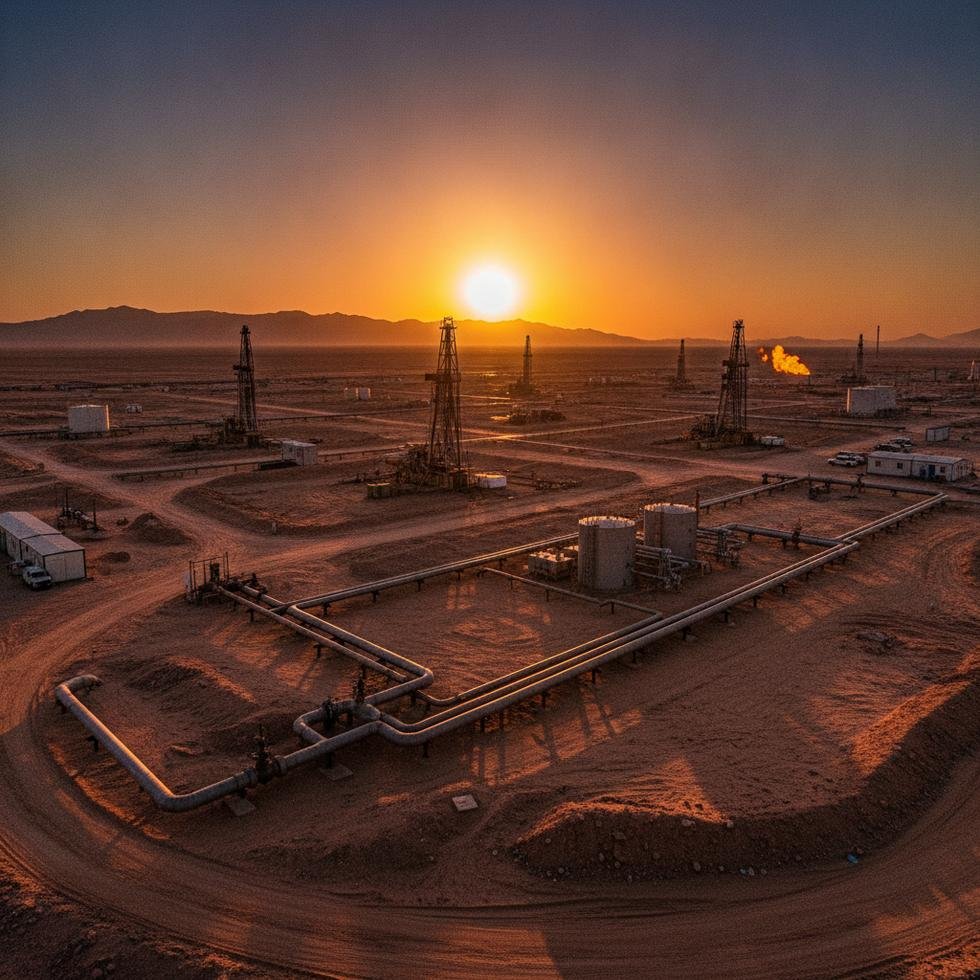 Gabar'da petrol üretimi yapılan alan