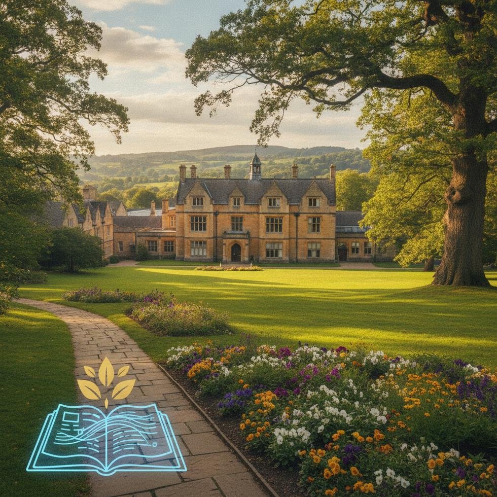 Gloucestershire Üniversitesi kampüs manzarası İngiltere