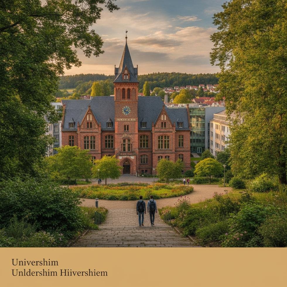 Hildesheim Üniversitesi kampüs ve öğrenci atmosferi