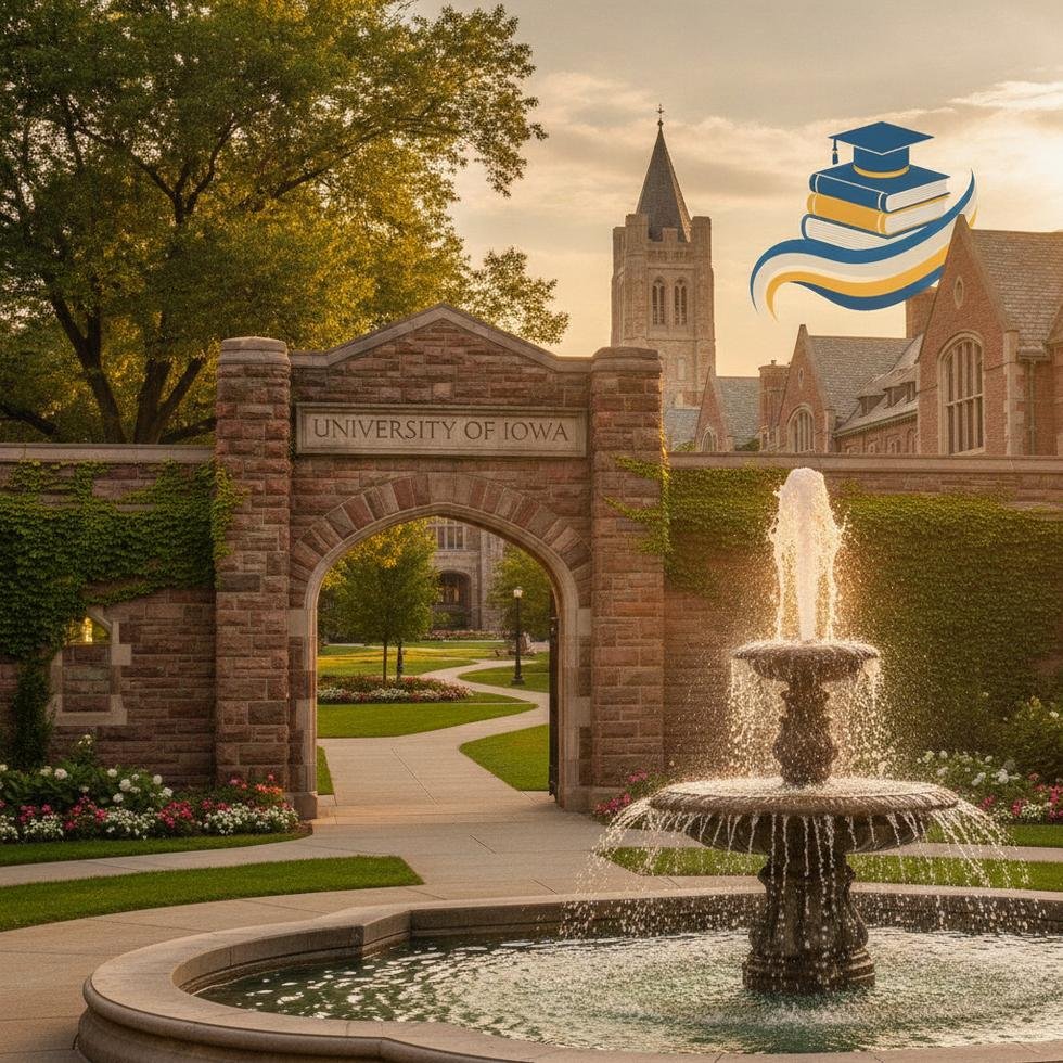 Iowa Üniversitesi kampüsünden genel görünüm ve eğitim ortamı