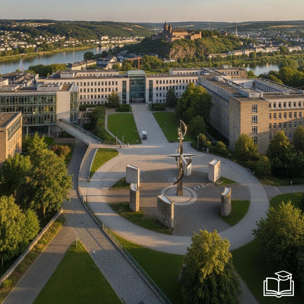 Koblenz Üniversitesi kampüsünden genel görünüm