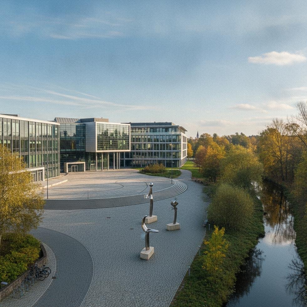 Lüneburg Üniversitesi kampüs görüntüsü