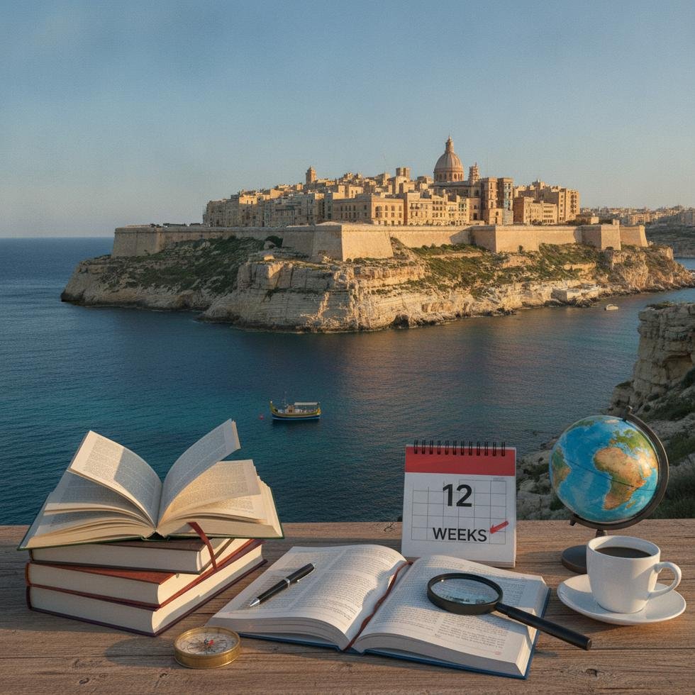 Malta’da dil eğitimi alan öğrenciler ve öğrenme süreci