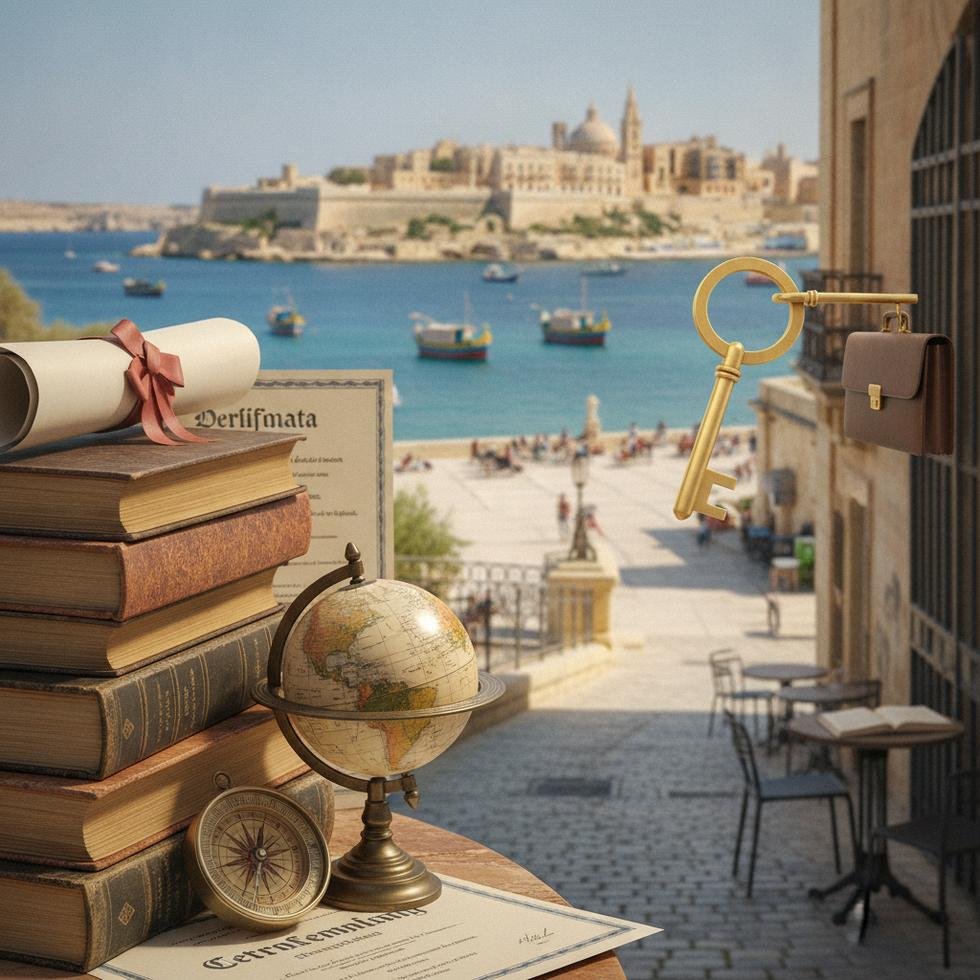 Malta'da dil okulu öğrencileri çalışma rehberi ve iş bulma süreçleri