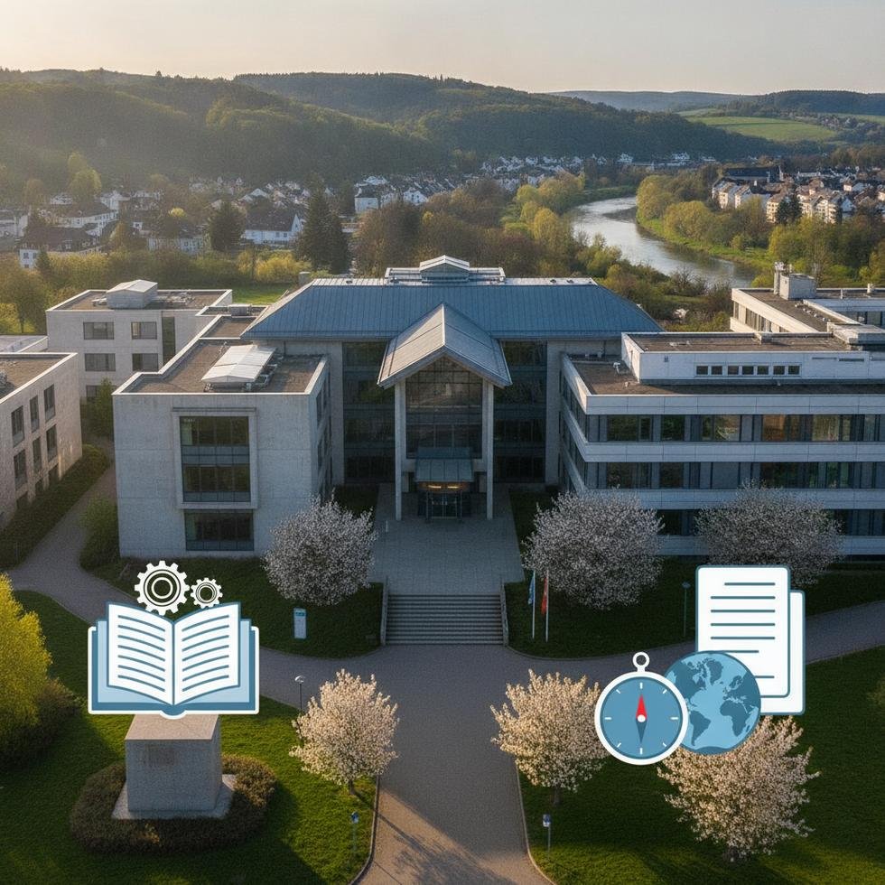 Pforzheim Üniversitesi kampüs binası Almanya