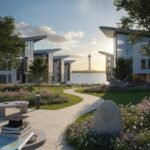 Portsmouth Üniversitesi kampüsünden genel görünüm