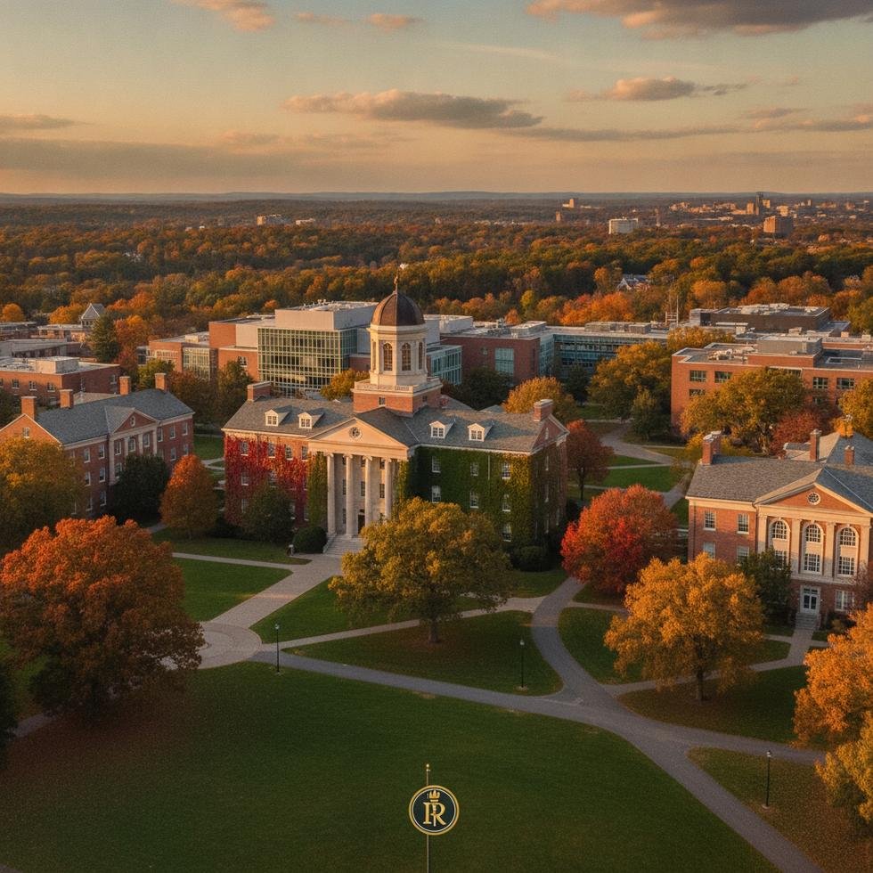 Rutgers Üniversitesi kampüslerinden genel görünüm
