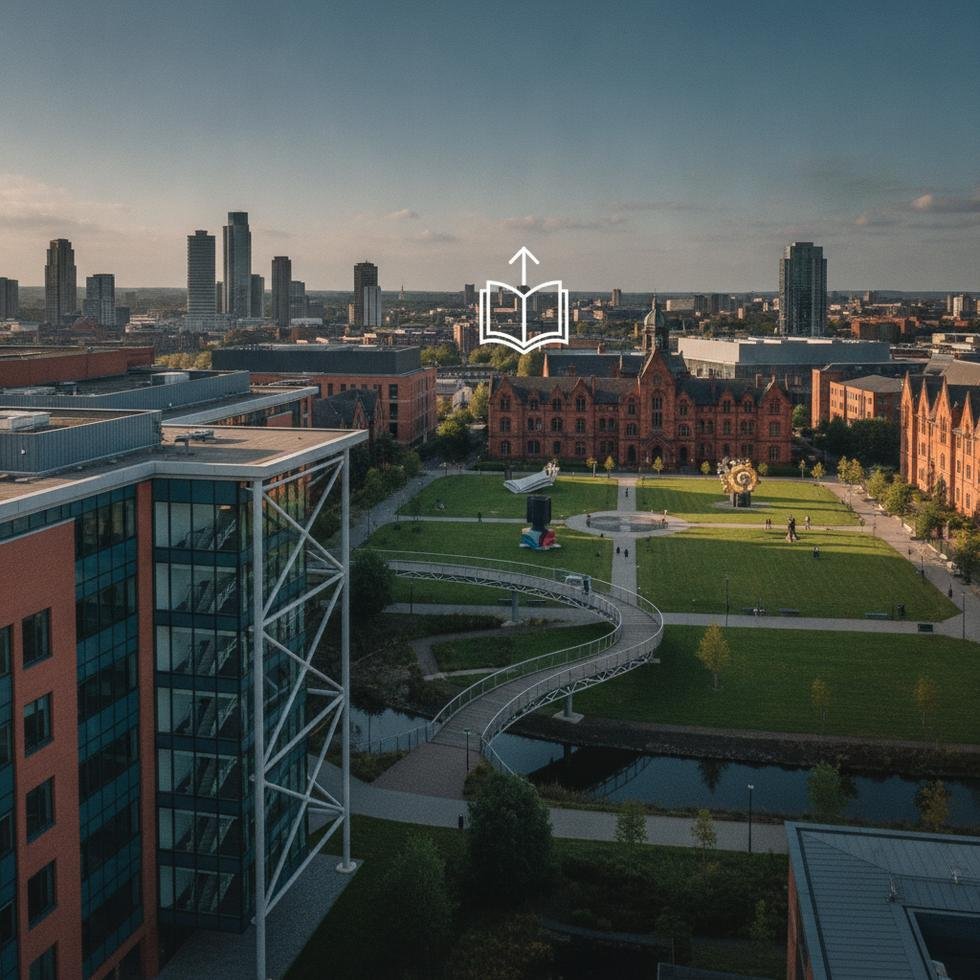 Salford Üniversitesi kampüsü ve eğitim ortamı