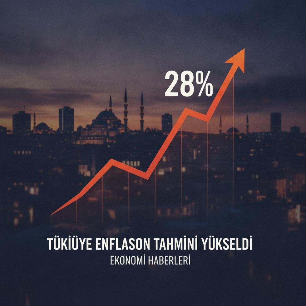Türkiye'de enflasyon trendini gösteren grafik