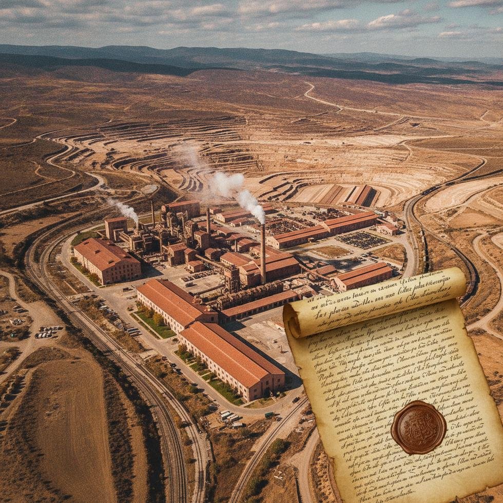 Uşak Seramik Sanayi AŞ fabrikası ve konkordato belgesi.