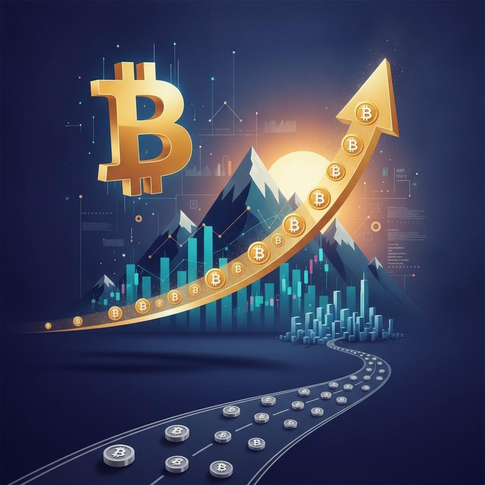 Bitcoin ve piyasa trendlerini gösteren bir grafik