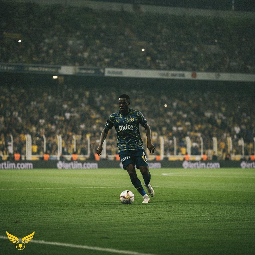 Bir futbol maçı sırasında sahada bulunan profesyonel futbolcu.