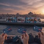 İstanbul'da İstanbulkart ile toplu taşıma kullanan öğrenciler