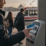 Öğrenciler İstanbul'da toplu taşıma kullanırken