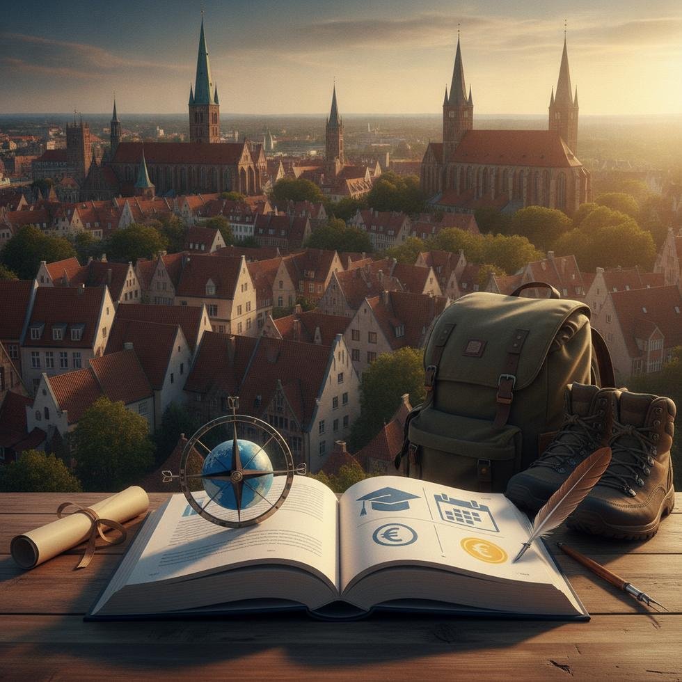 Lübeck Uygulamalı Bilimler Üniversitesi kampüsünden genel görünüm