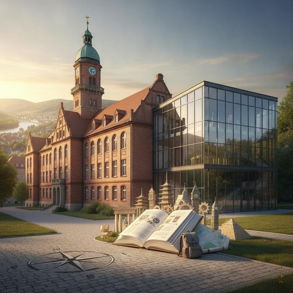 Merseburg Uygulamalı Bilimler Üniversitesi kampüs görüntüsü