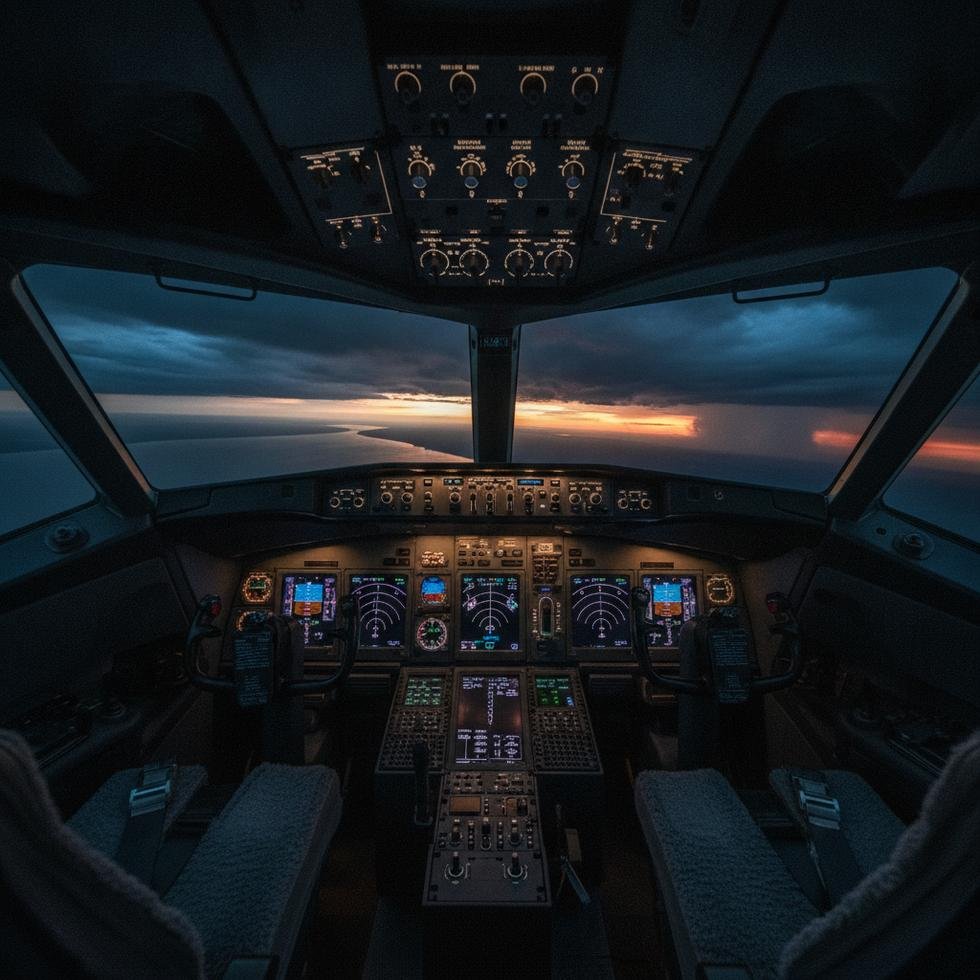 Uçuş sırasında kokpitte tartışan pilotlar