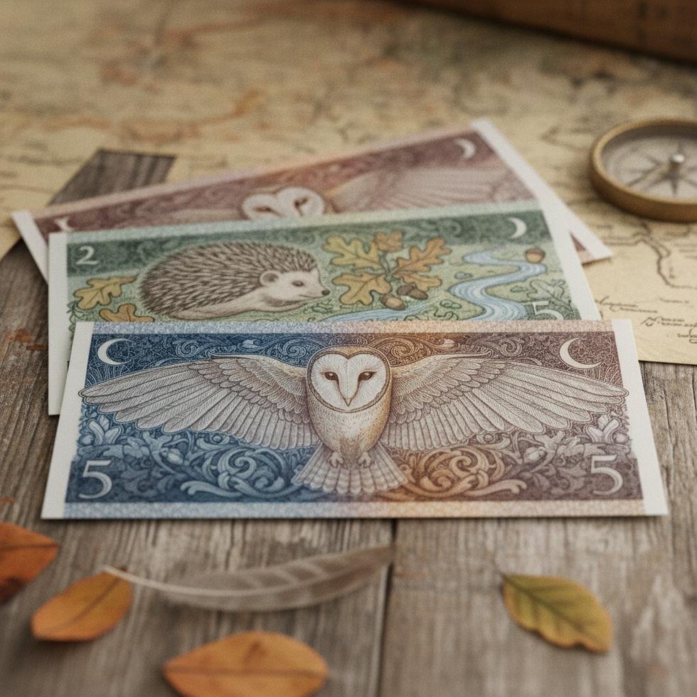İngiltere yeni banknotlarında yer alacak yaban hayatı hayvanları