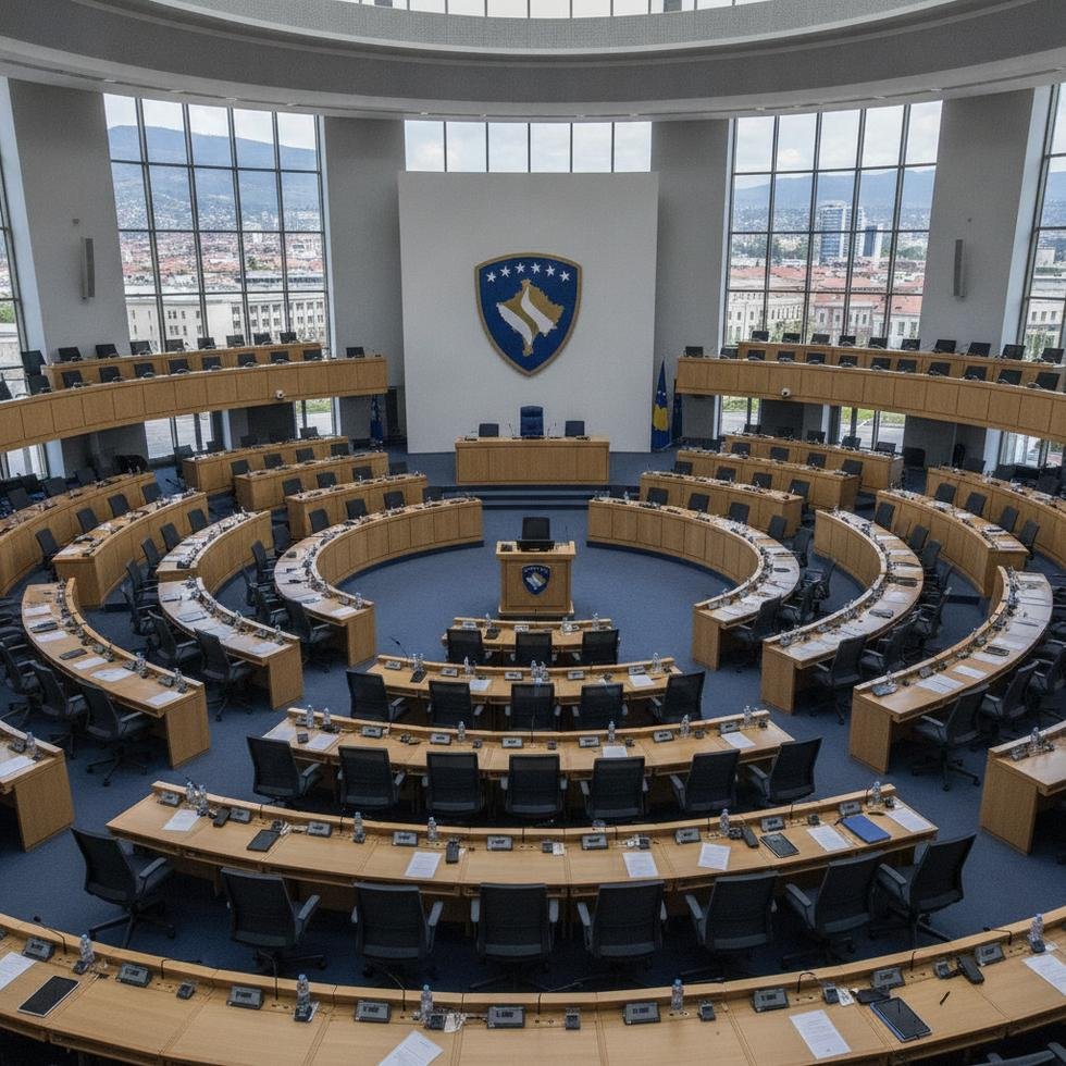 Kosova parlamentosunda oturum